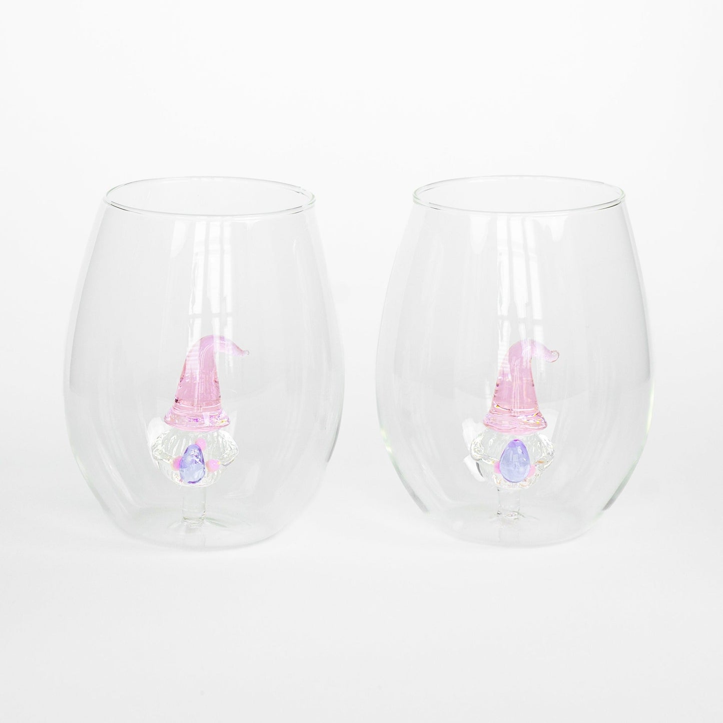 3D Easter Gnome Stemless Glasses