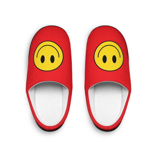 Women's Indoor Slippers - Happy Face