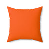 Faux Suede Square Pillow Jacks blue - orange