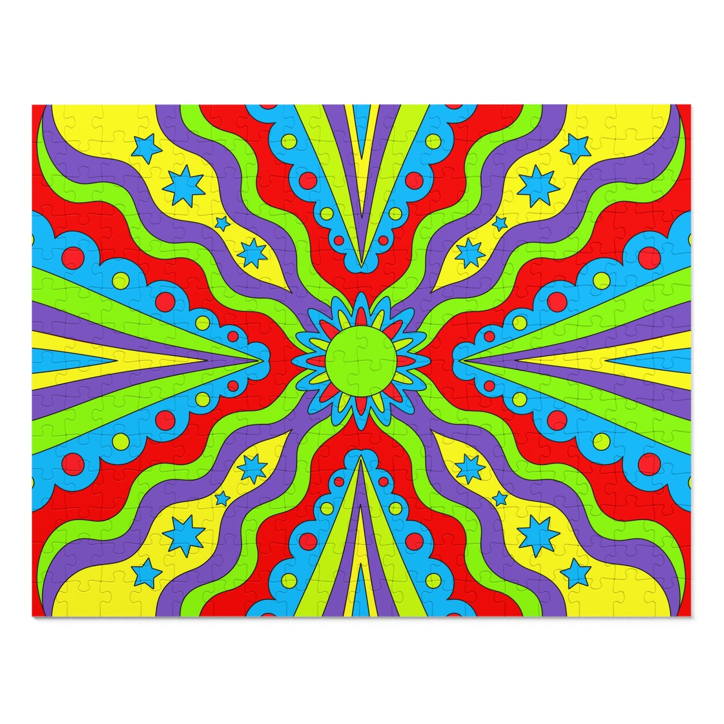 Jigsaw Puzzle Psychedelic  (30, 110, 252, 500,1000-Piece)