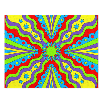 Jigsaw Puzzle Psychedelic  (30, 110, 252, 500,1000-Piece)