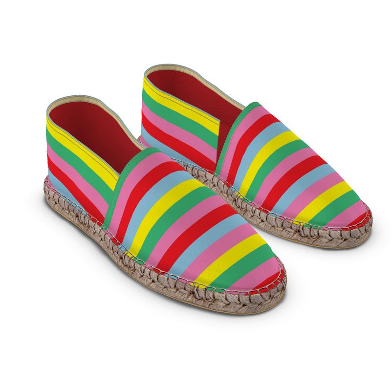 Espadrilles Stripes Colorfull