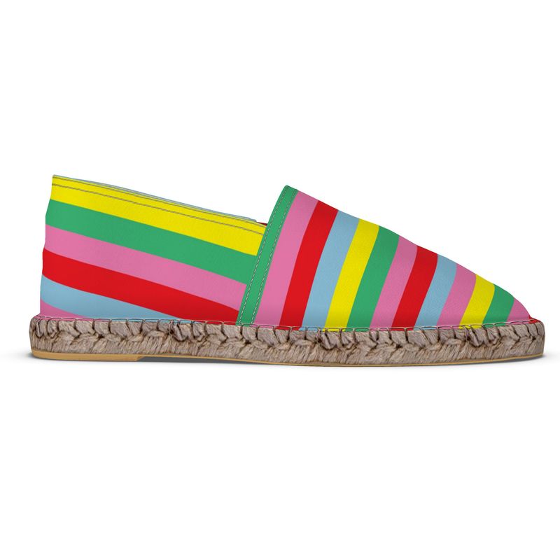 Espadrilles Stripes Colorfull