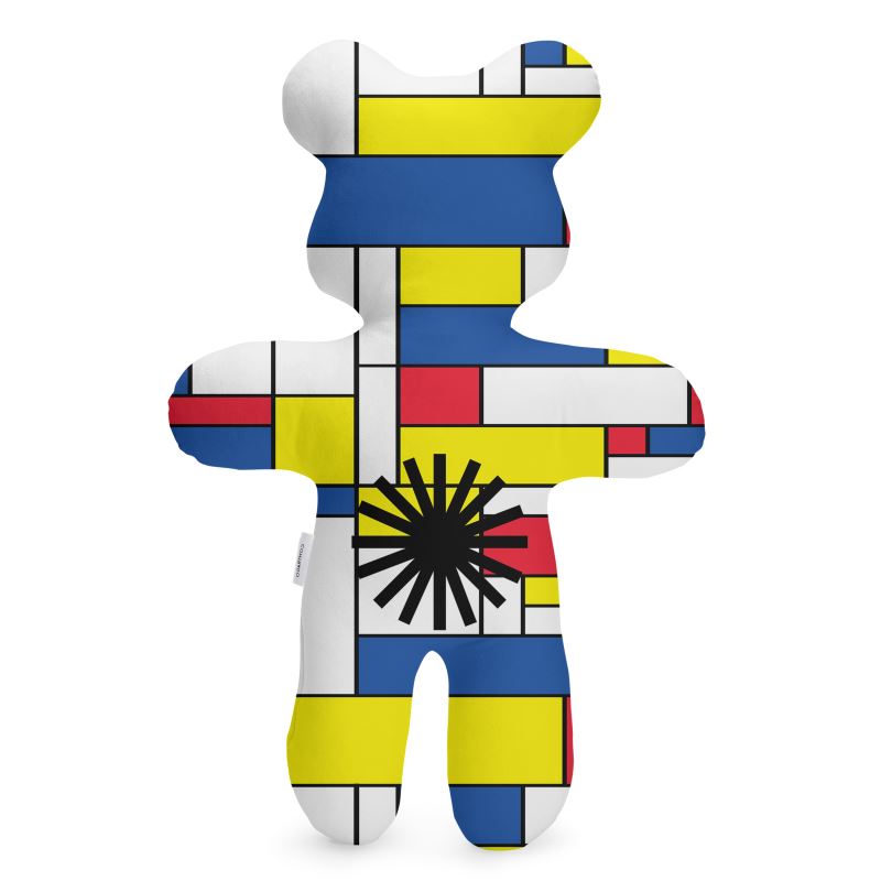 Teddy Bear Mondrian style