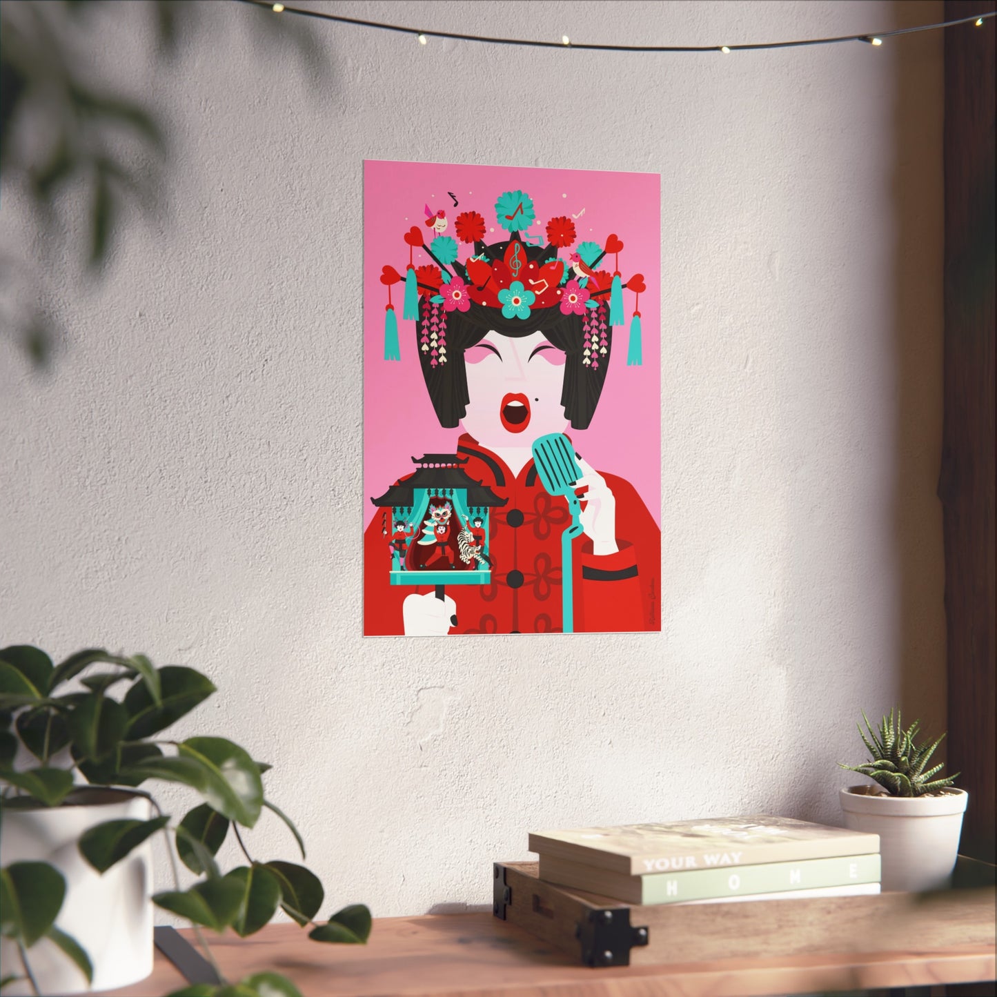 Giclée Fine Art Print  - Beijing Opera Art - The Singer
