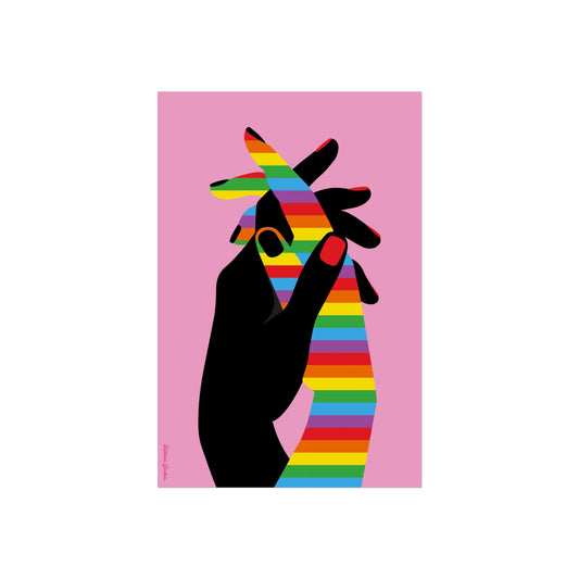 Giclée Fine Art Print  - Acceptance Lgbti Hands