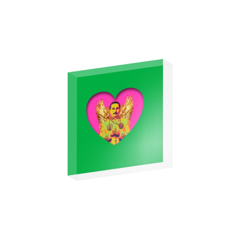 José Gregorio Hernández Acrylic Blocks Pop 1 green