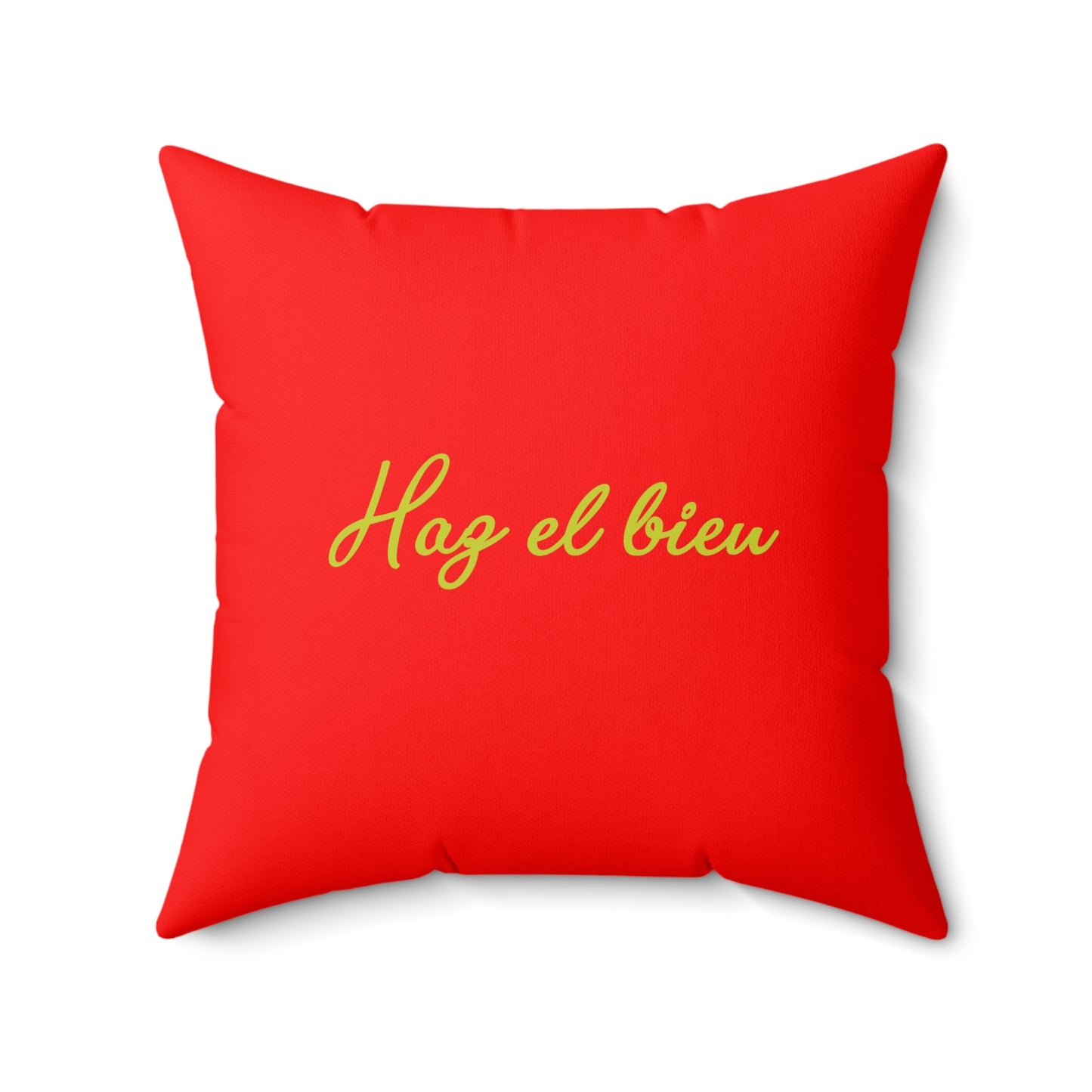Faux Suede Square Pillow José Gregorio Hernández Pop 1 red