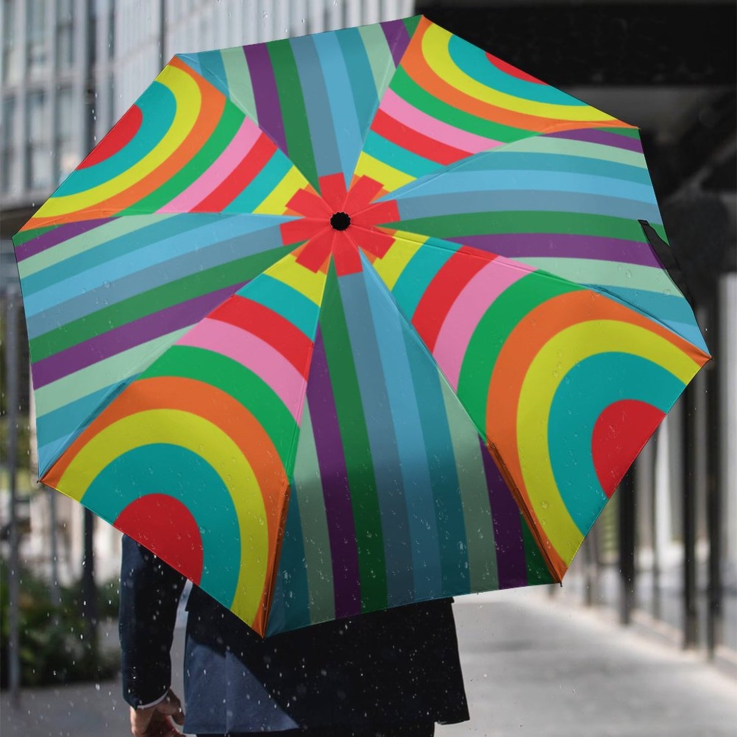 Lightweight 3-fold Umbrella geometric shapes