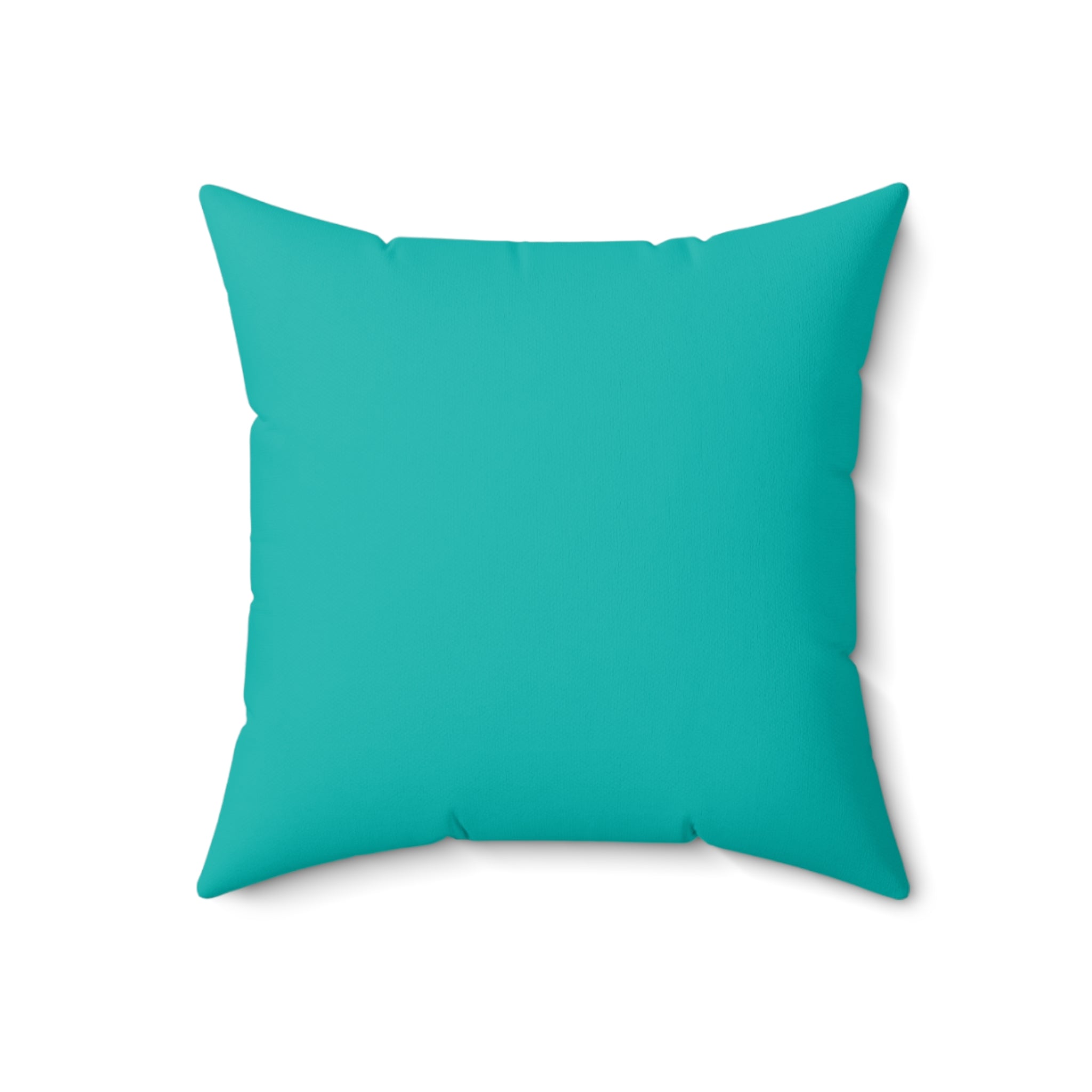 Faux Suede Square Pillow Jacks fushia - turquoise