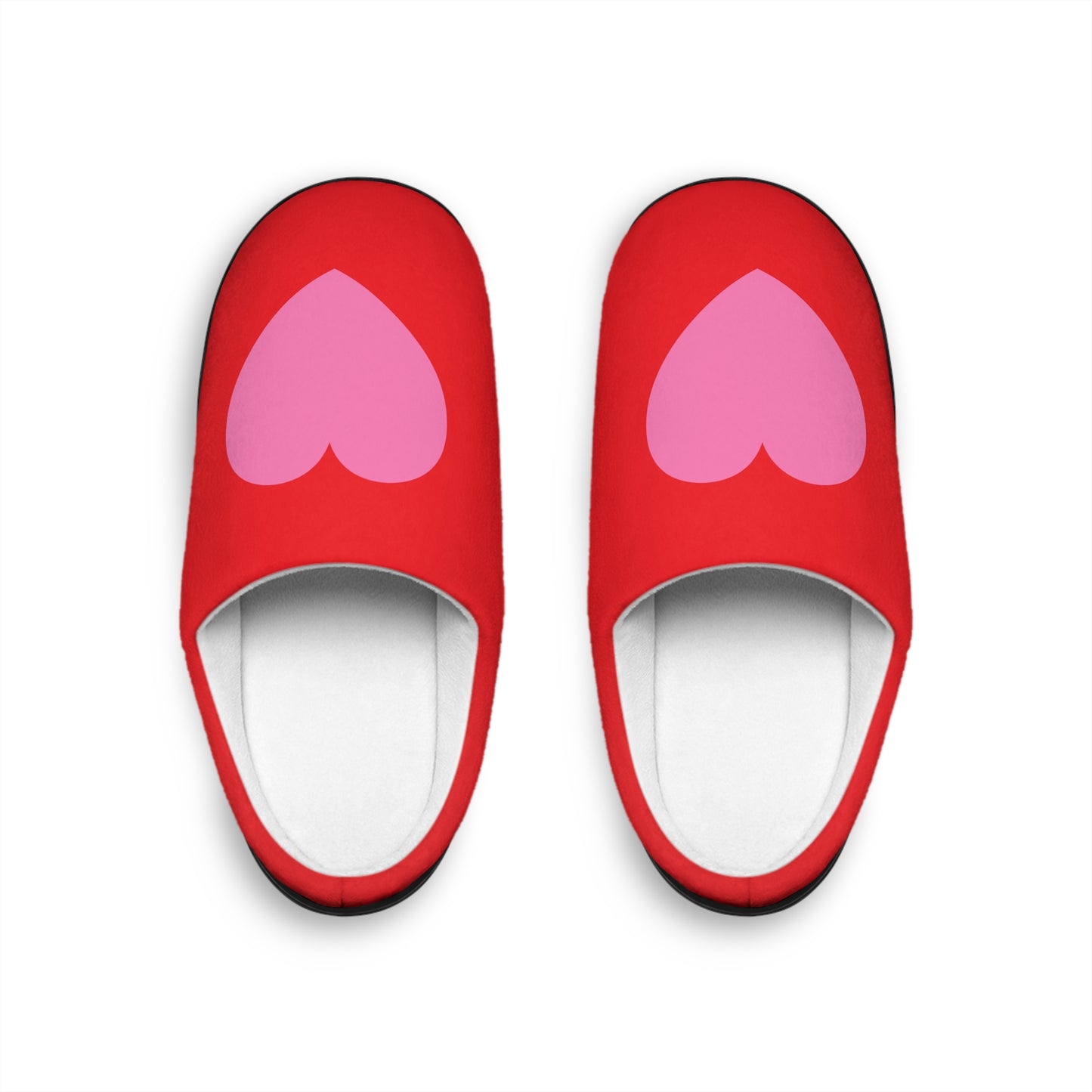 Women's Indoor Slippers - Hearts