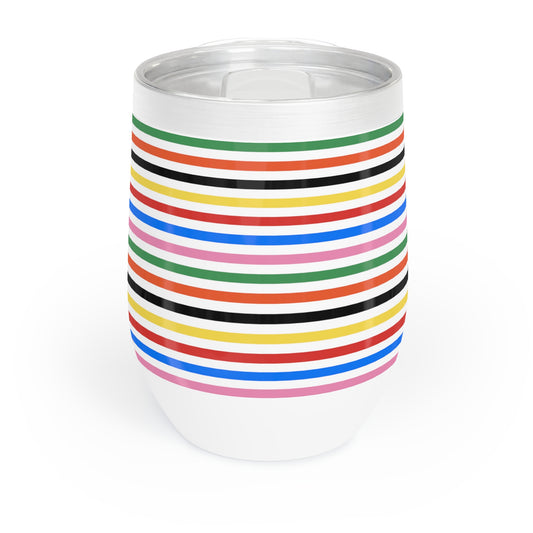 Chill Wine Tumbler Stripes H