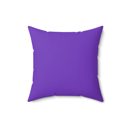 Faux Suede Square Pillow Jacks pistachio - purple