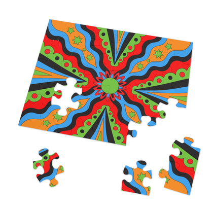 Jigsaw Puzzle Psychedelic  (30, 110, 252, 500,1000-Piece)