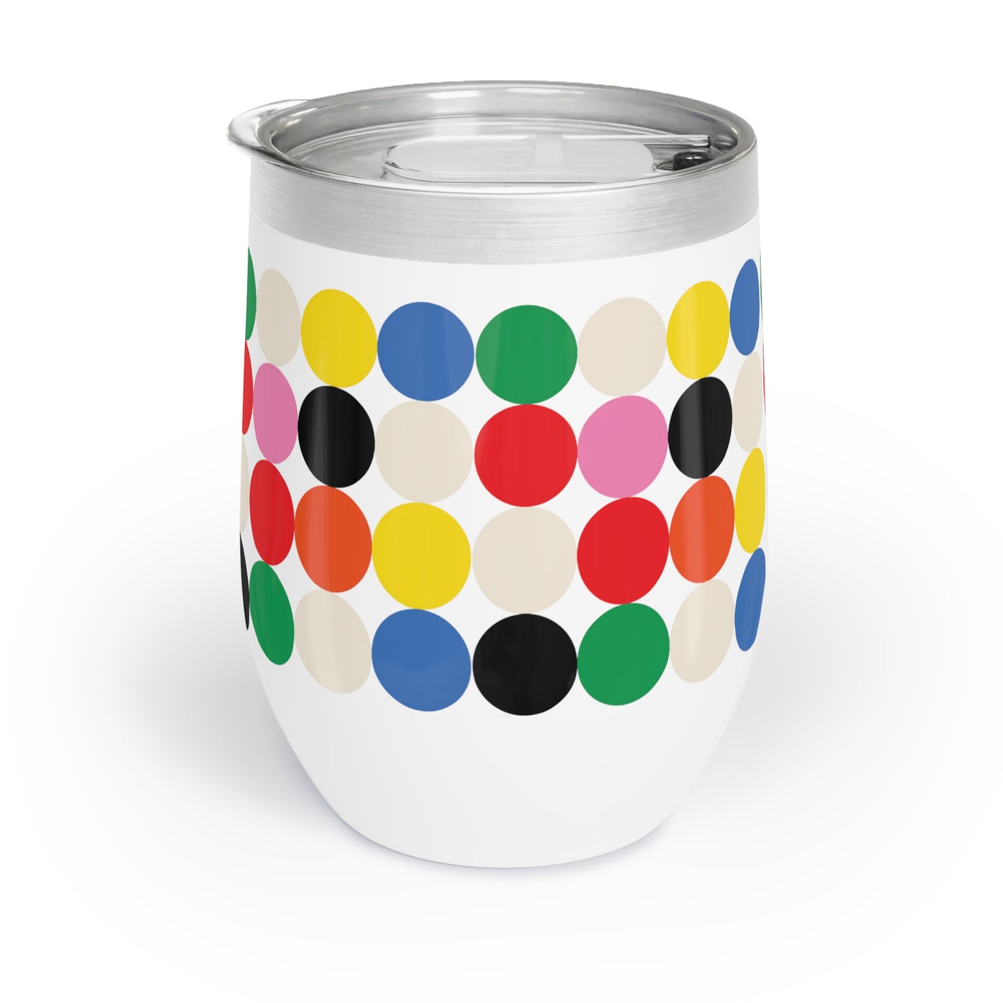 Chill Wine Tumbler Colorfull Dots