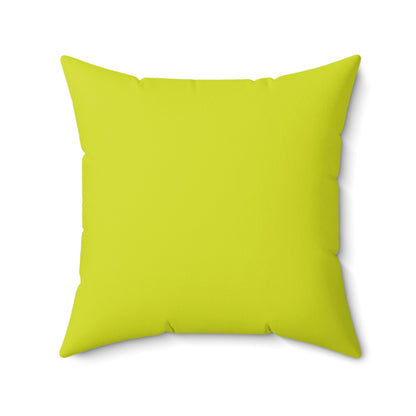 Faux Suede Square Pillow Jacks red - pistachio