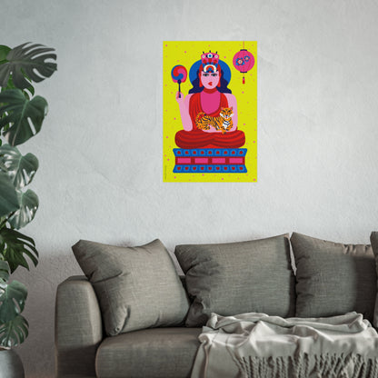 Giclée Fine Art Print  - Anyeong Korea - Buddha Statue, Seokguram Grotto