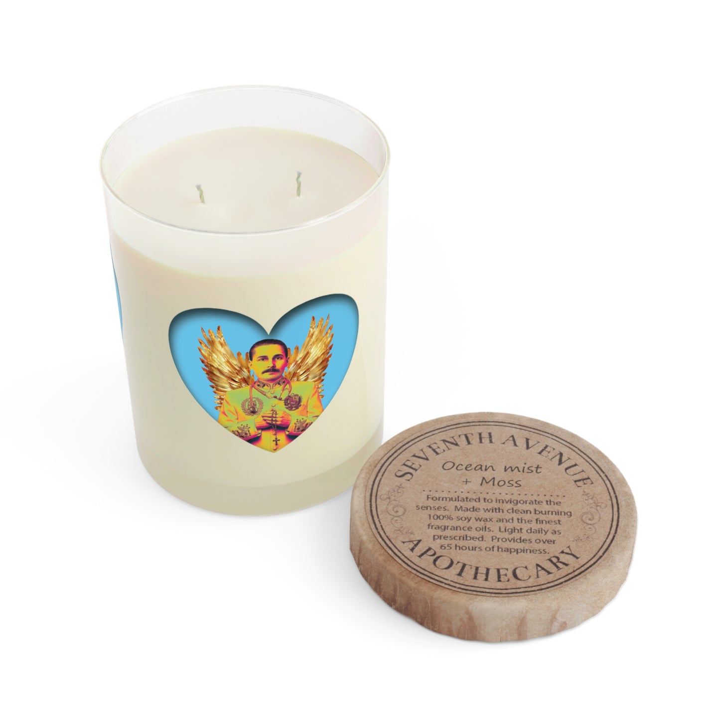 Scented Candle - Full Glass, 11oz - San José Gregorio Hernández Pop 1