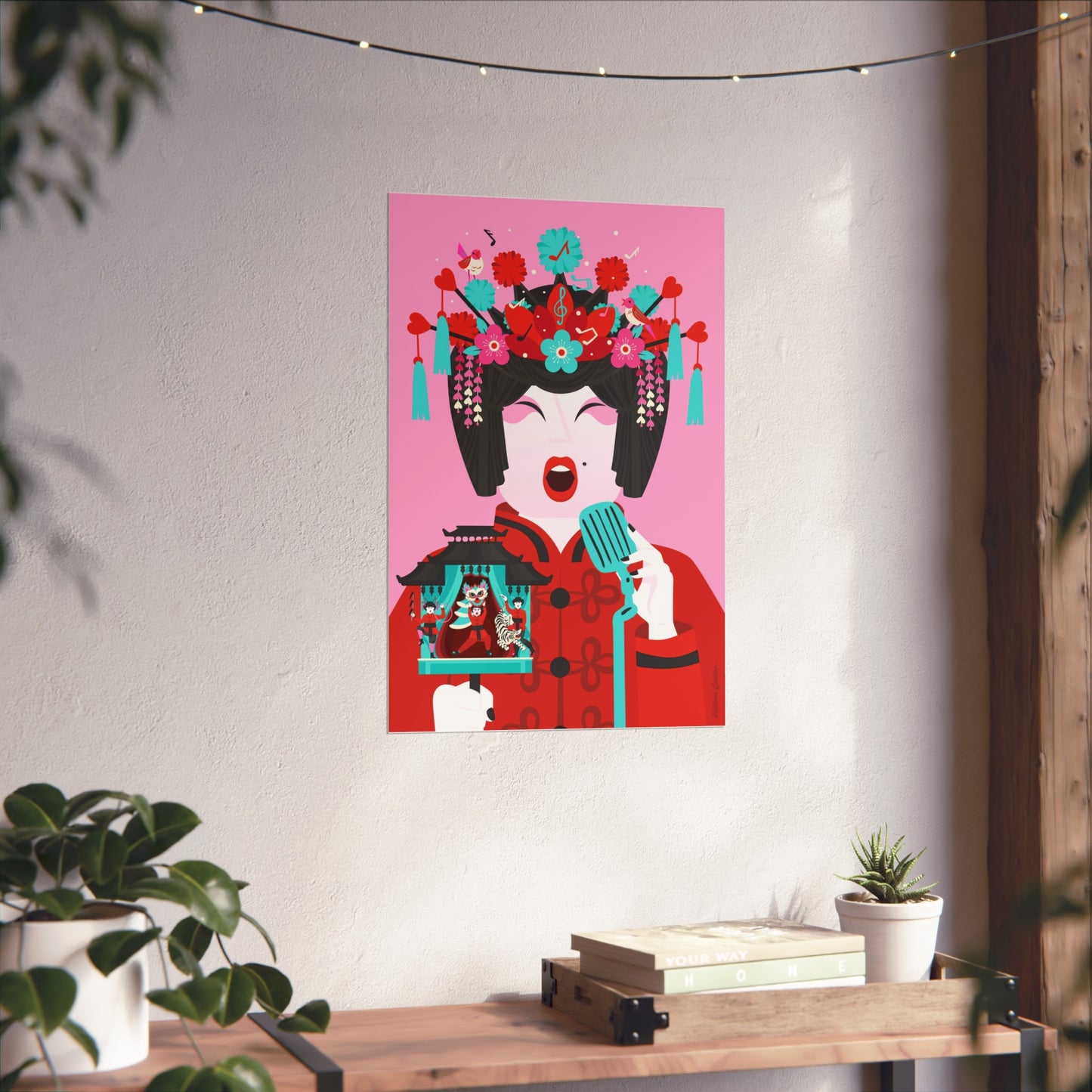 Giclée Fine Art Print  - Beijing Opera Art - The Singer
