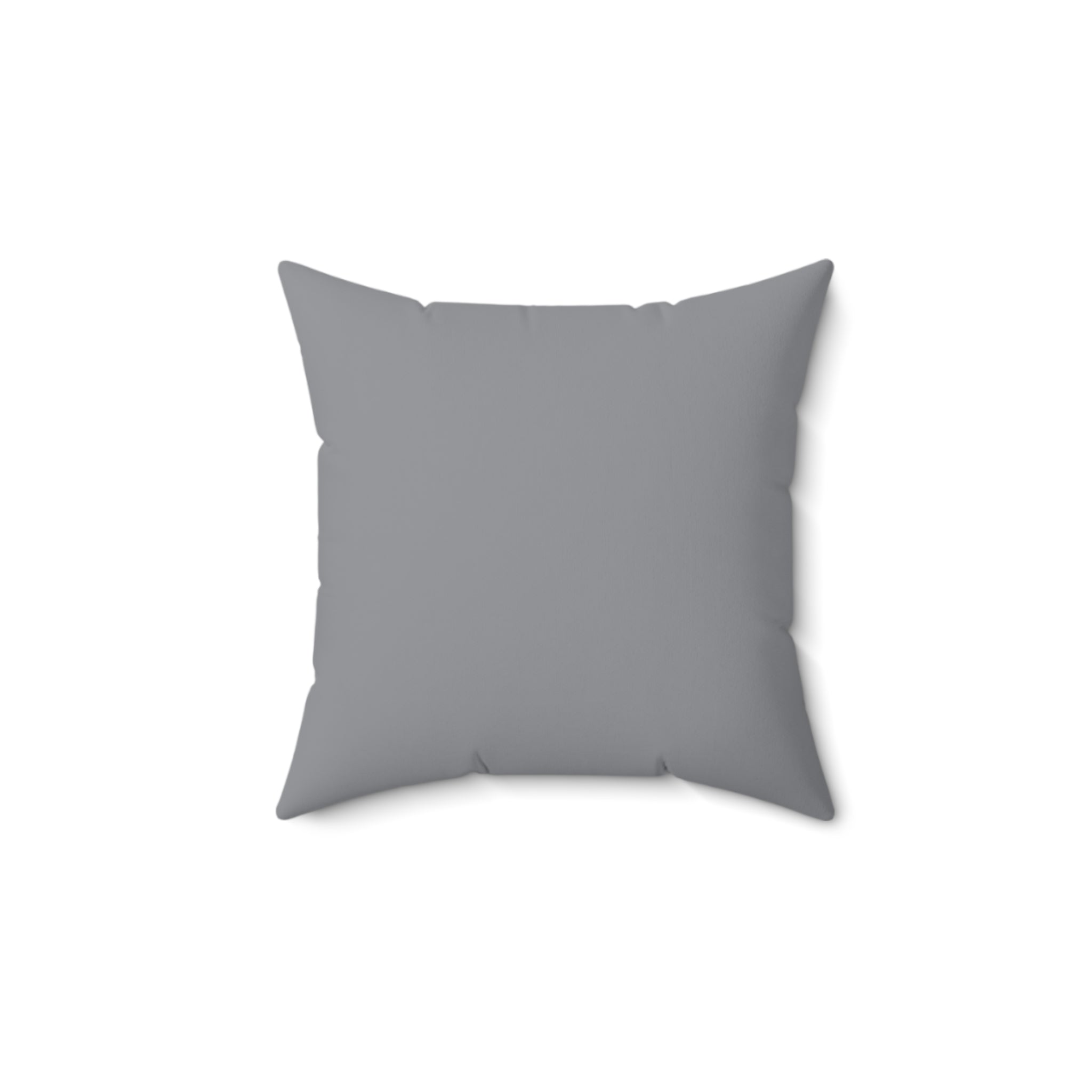 Faux Suede Square Pillow Jacks off white - grey