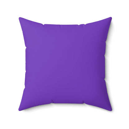 Faux Suede Square Pillow Jacks pistachio - purple