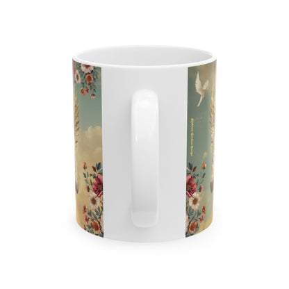 Ceramic Mug, (11oz, 15oz) San José Gregorio Hernández Vintage