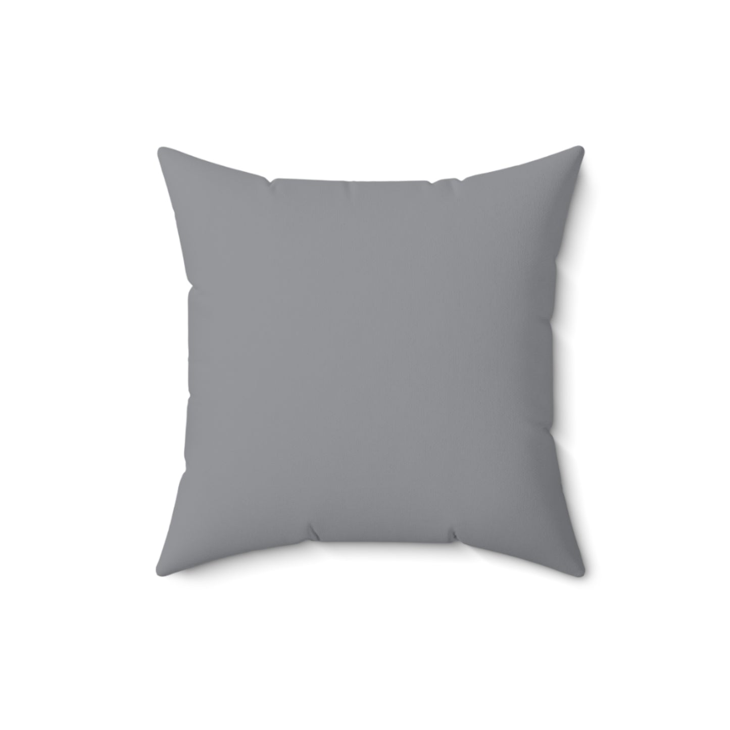 Faux Suede Square Pillow Jacks off white - grey