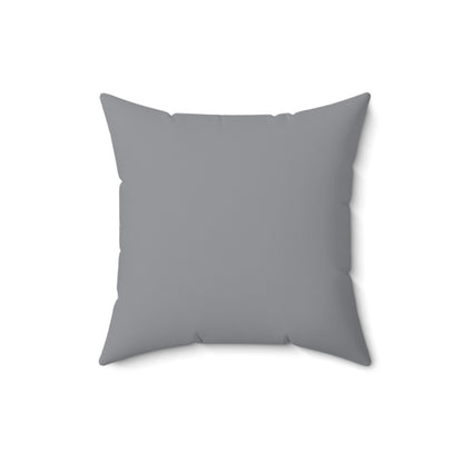 Faux Suede Square Pillow Jacks off white - grey