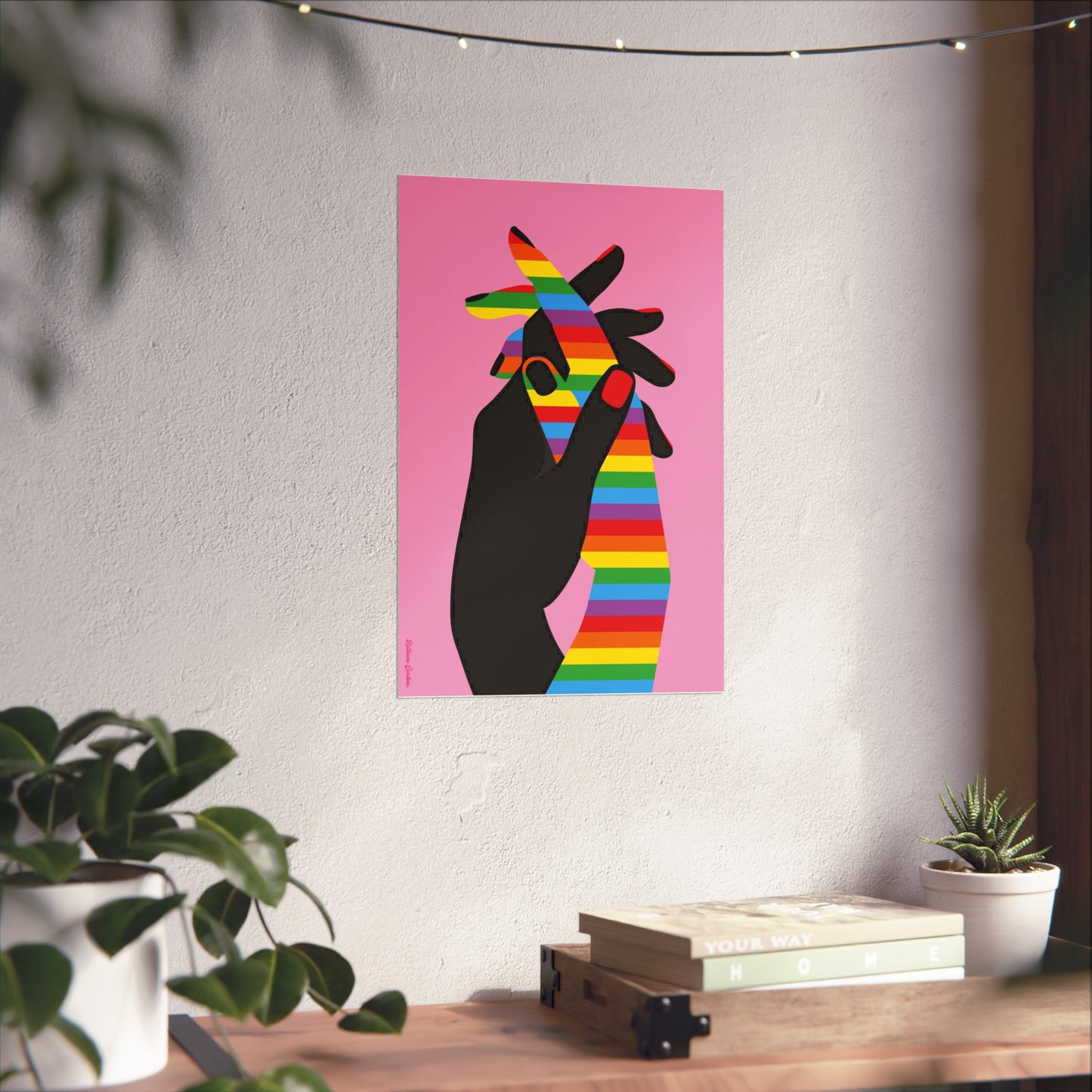 Giclée Fine Art Print  - Acceptance Lgbti Hands