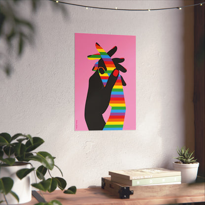 Giclée Fine Art Print  - Acceptance Lgbti Hands