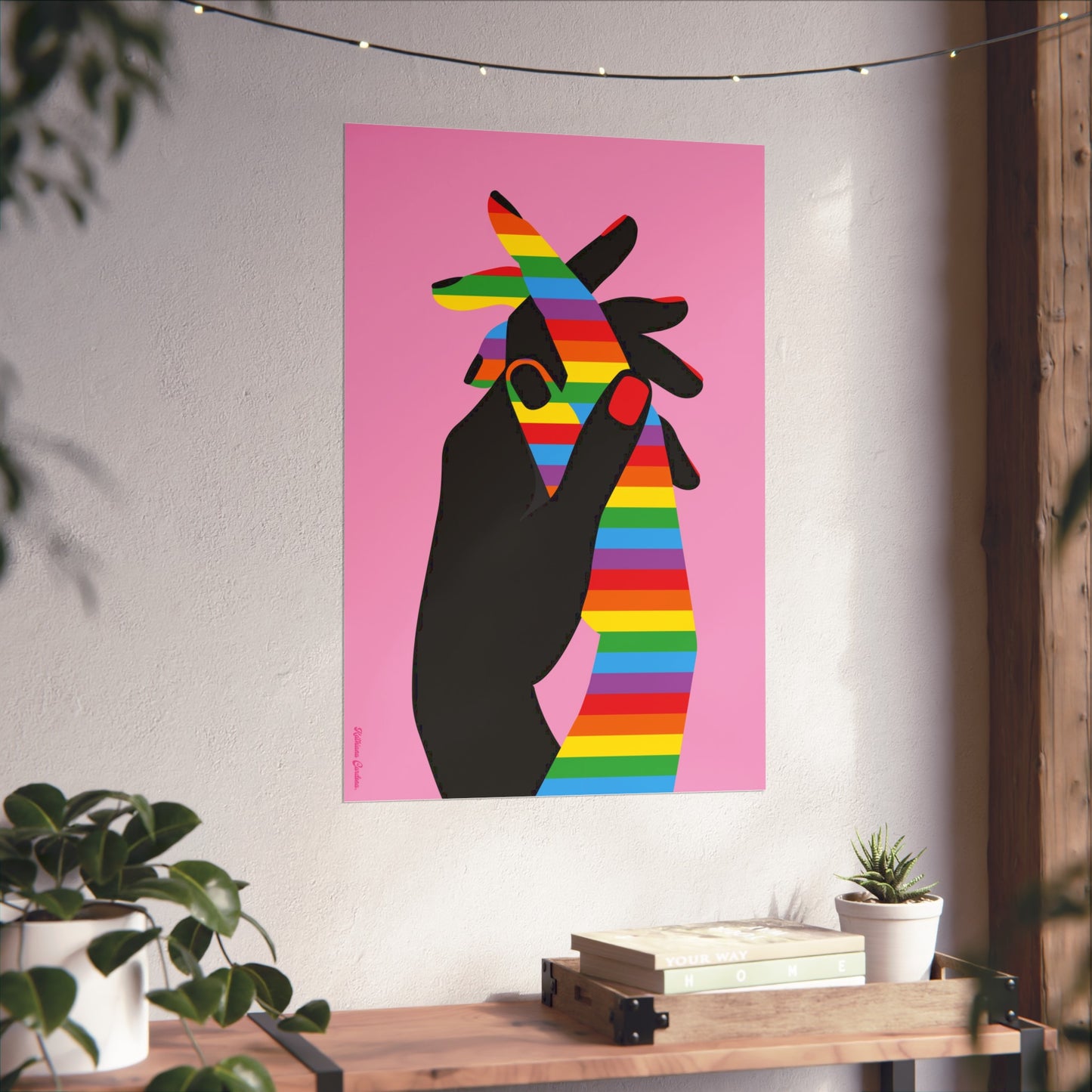 Giclée Fine Art Print  - Acceptance Lgbti Hands