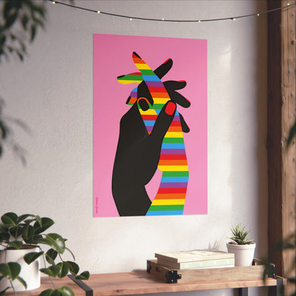 Giclée Fine Art Print  - Acceptance Lgbti Hands