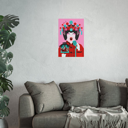 Giclée Fine Art Print  - Beijing Opera Art - The Singer