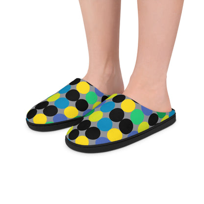 Men's Indoor Slippers - Colorfull Dots