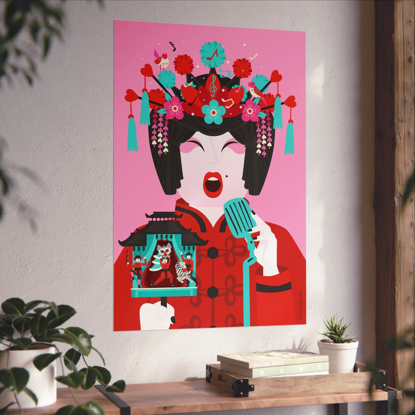 Giclée Fine Art Print  - Beijing Opera Art - The Singer