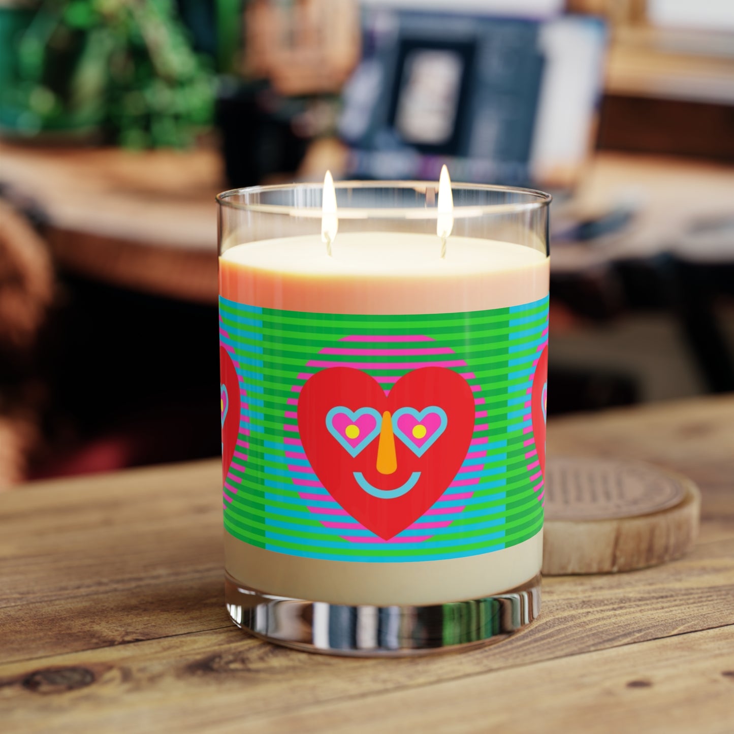 Scented Candle - Full Glass, 11oz Gift´s Heart