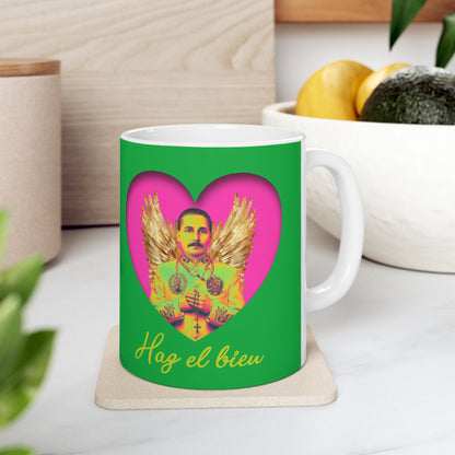 Ceramic Mug, (11oz, 15oz) San José Gregorio Hernández Pop 1