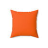 Faux Suede Square Pillow Jacks blue - orange