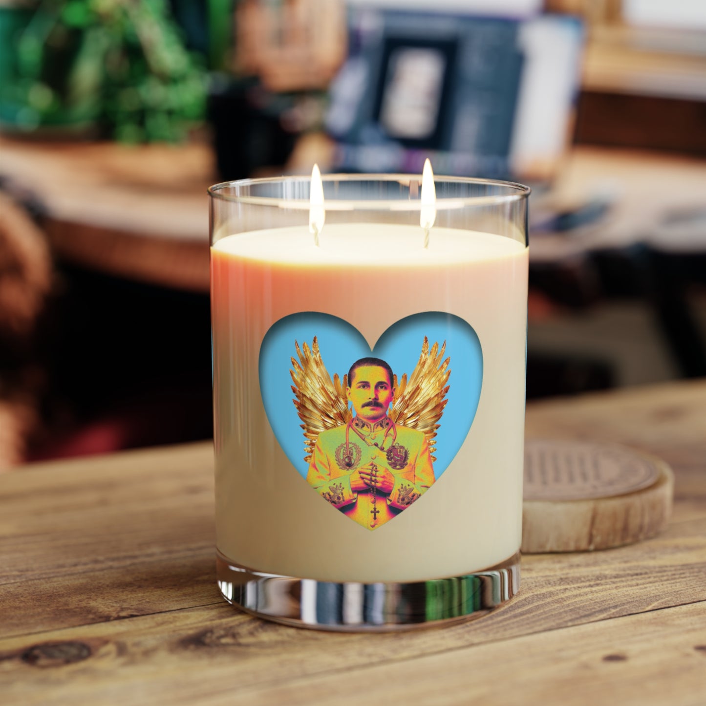 Scented Candle - Full Glass, 11oz - San José Gregorio Hernández Pop 1