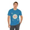 Unisex Jersey Kurzarm-T-Shirt Kroatien Flottille 2023 Blau 1