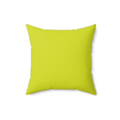 Faux Suede Square Pillow Jacks red - pistachio