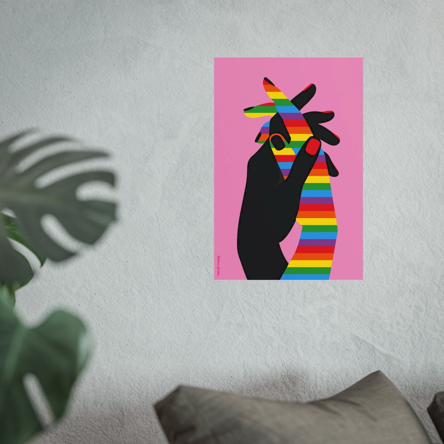 Giclée Fine Art Print  - Acceptance Lgbti Hands