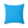 Faux Suede Square Pillow Jacks orange - blue