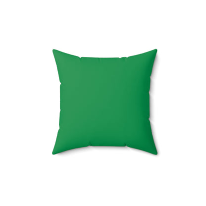 Faux Suede Square Pillow Christmas Reno flat