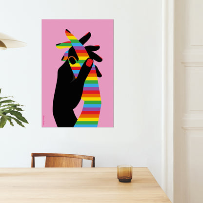 Giclée Fine Art Print - Akzeptanz Lgbti 