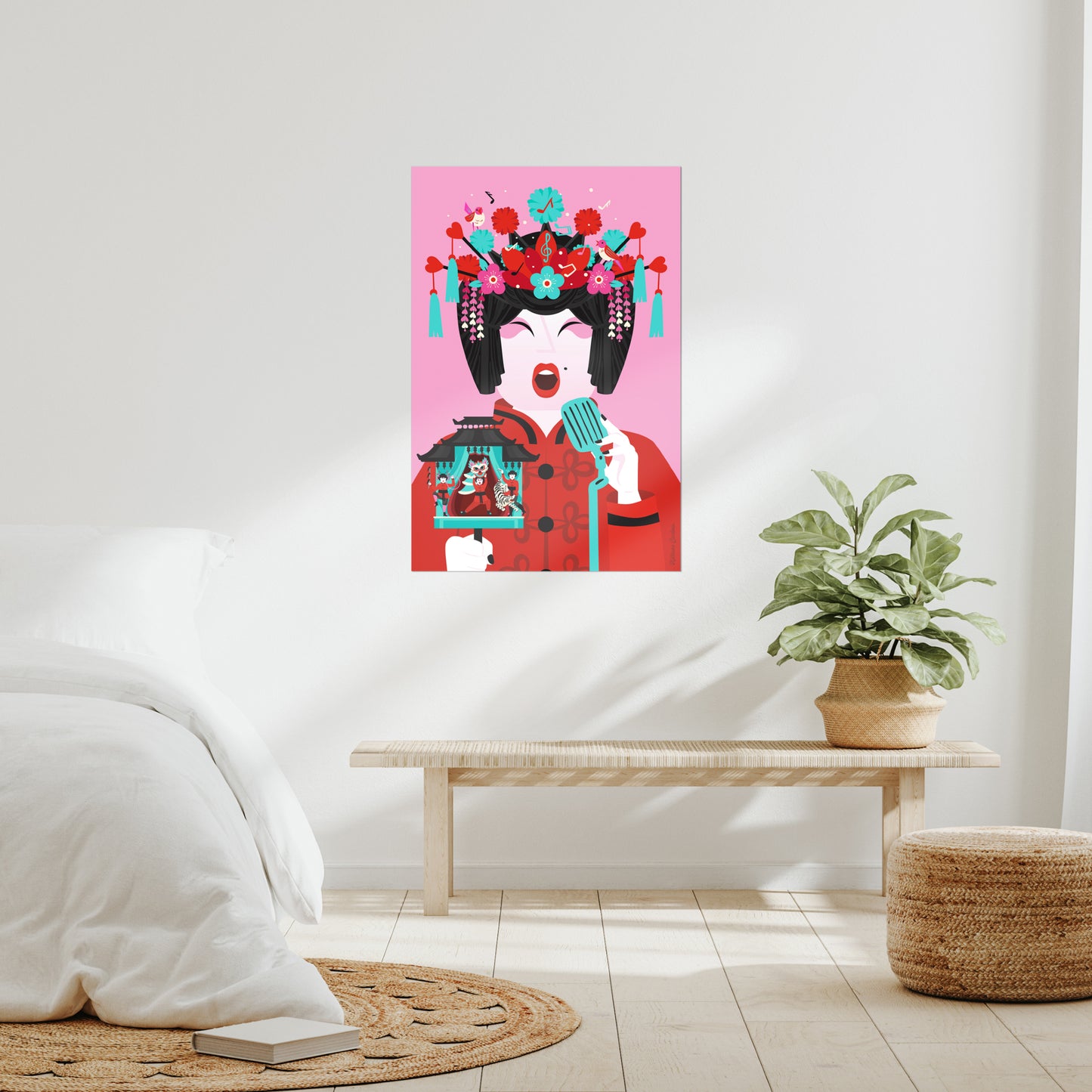 Giclée Fine Art Print - Beijing Opera Art  -The Singer