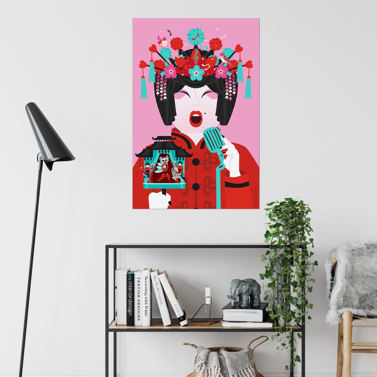 Giclée Fine Art Print - Beijing Opera Art  -The Singer