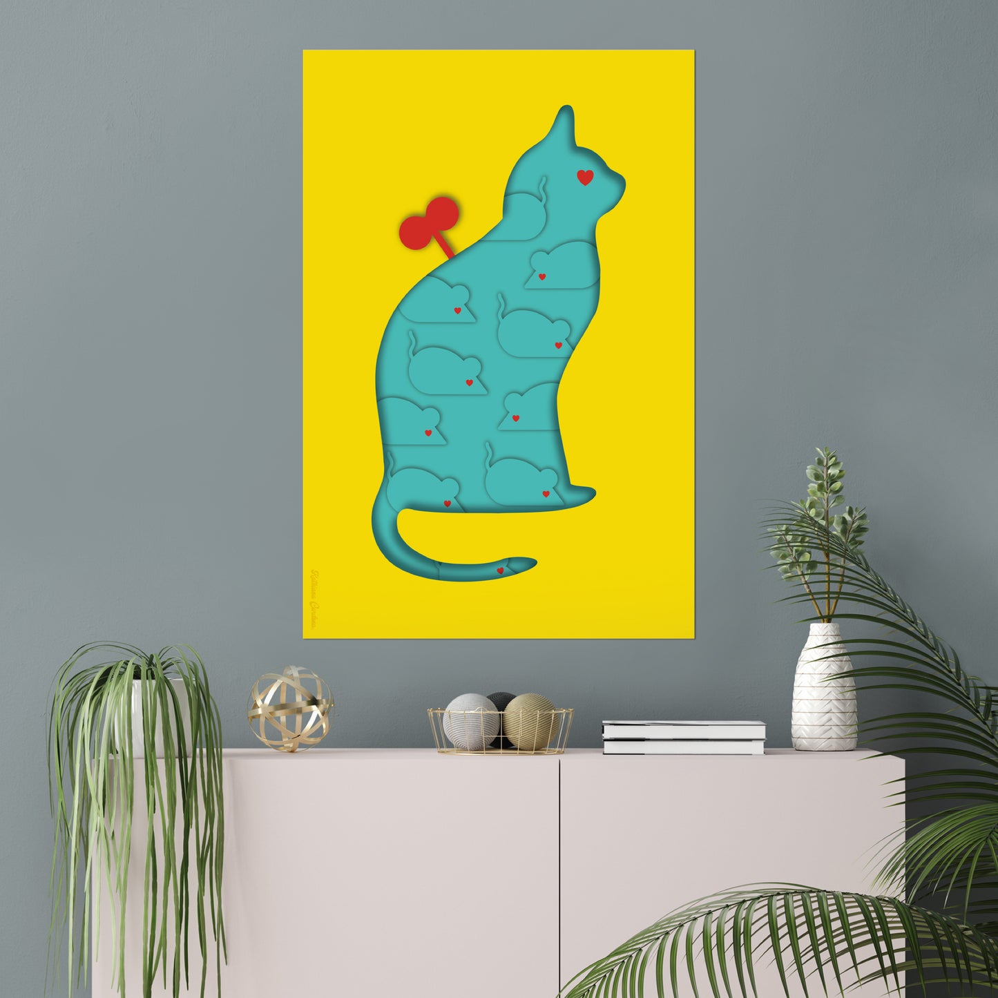 Giclée Fine Art Print - Coexistence yellow