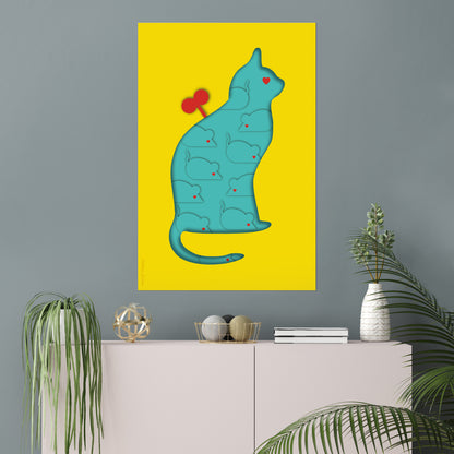 Giclée Fine Art Print - Coexistence yellow