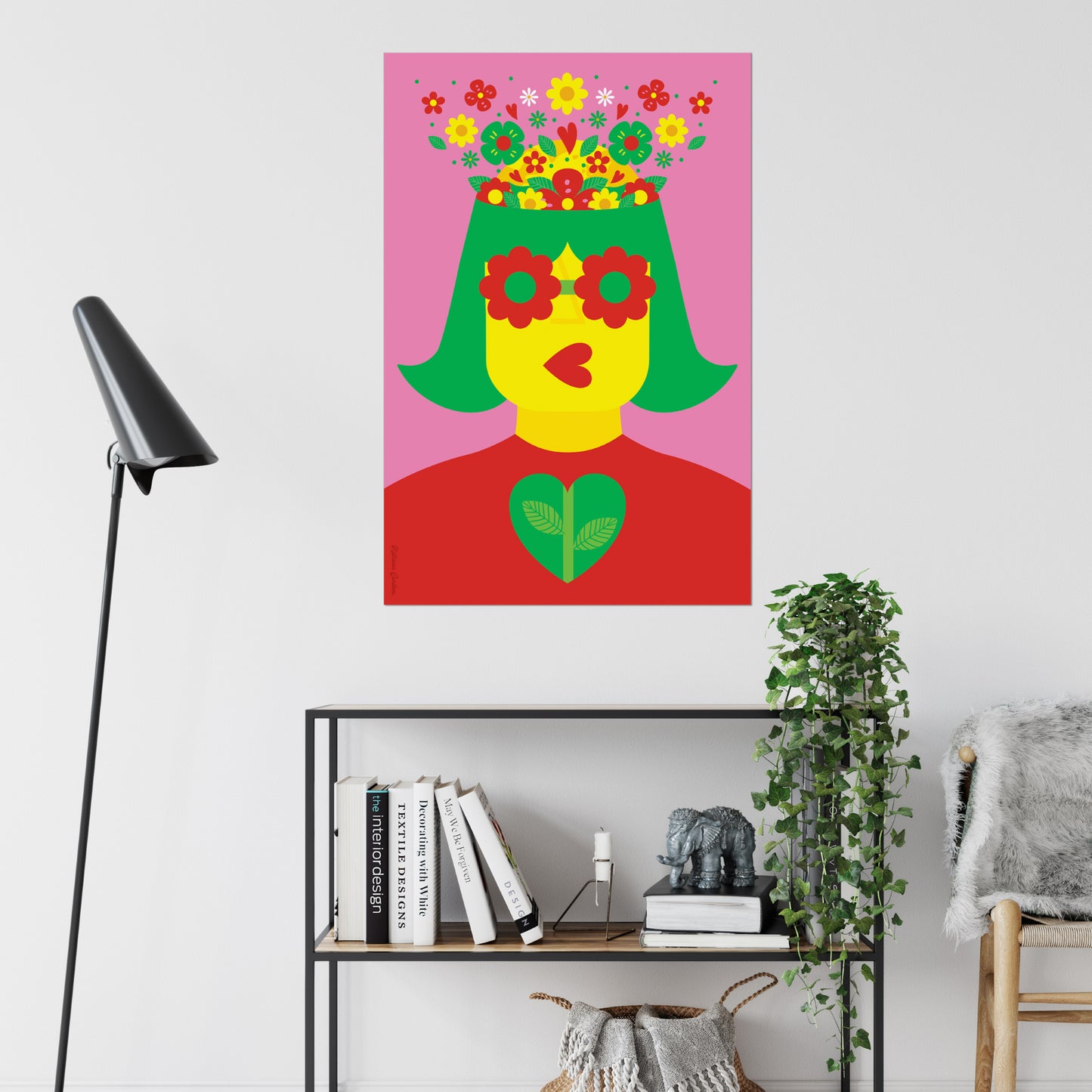 Impresión de bellas artes Giclée - Día de la flor 